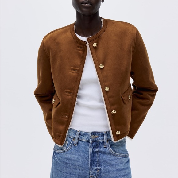 H&M Jackets & Blazers - H&M PILE-LINED JACKET SIZE XS